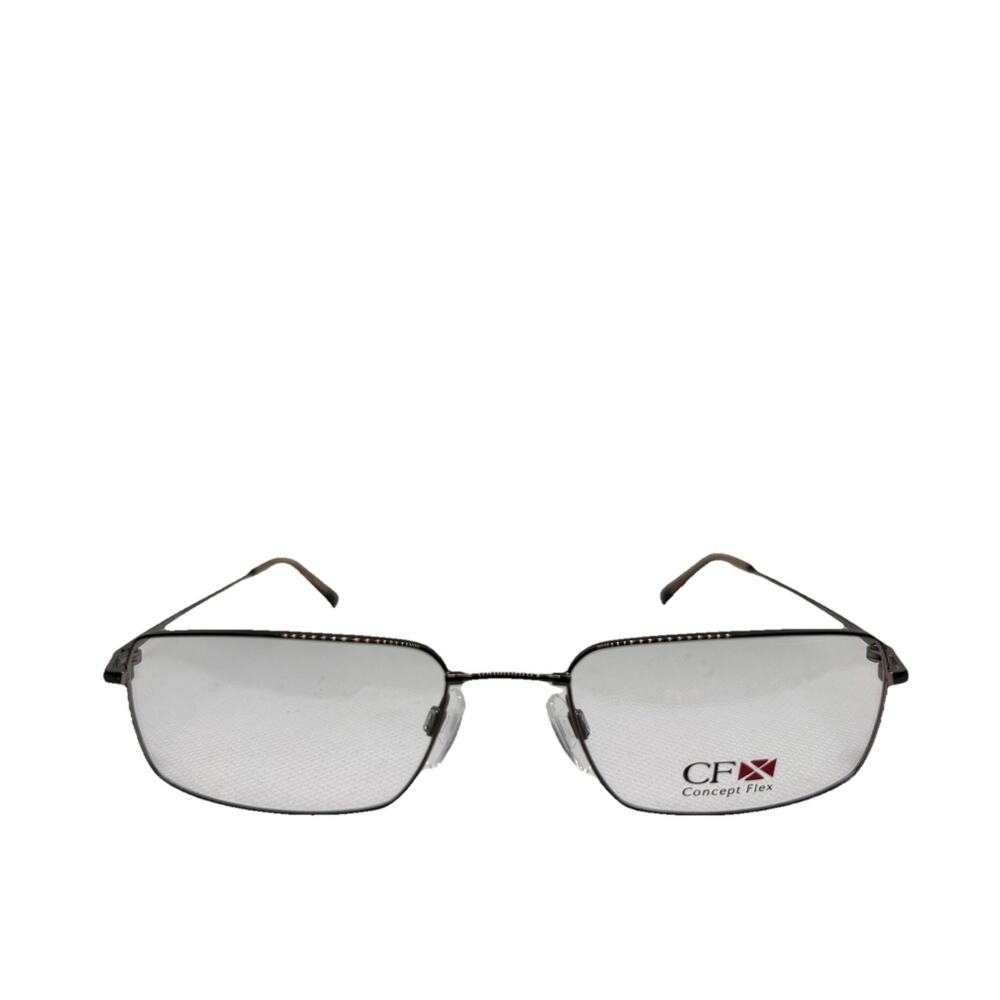 Charmant Concept Flex Plus Cx11606 Grey Authentic Eyeglasses 55-19